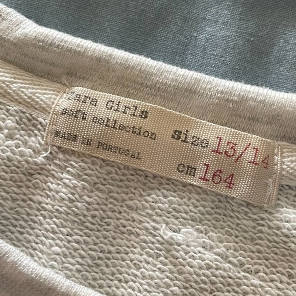 Zara Girls Cream and Gold Polka Dot Sweater - Picture 6 of 6